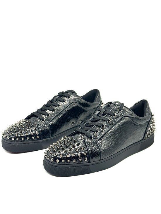 Christian Louboutin SEAVASTE 2 ORLATO Spikes Studded Crackled Sneakers Trainers main image 11